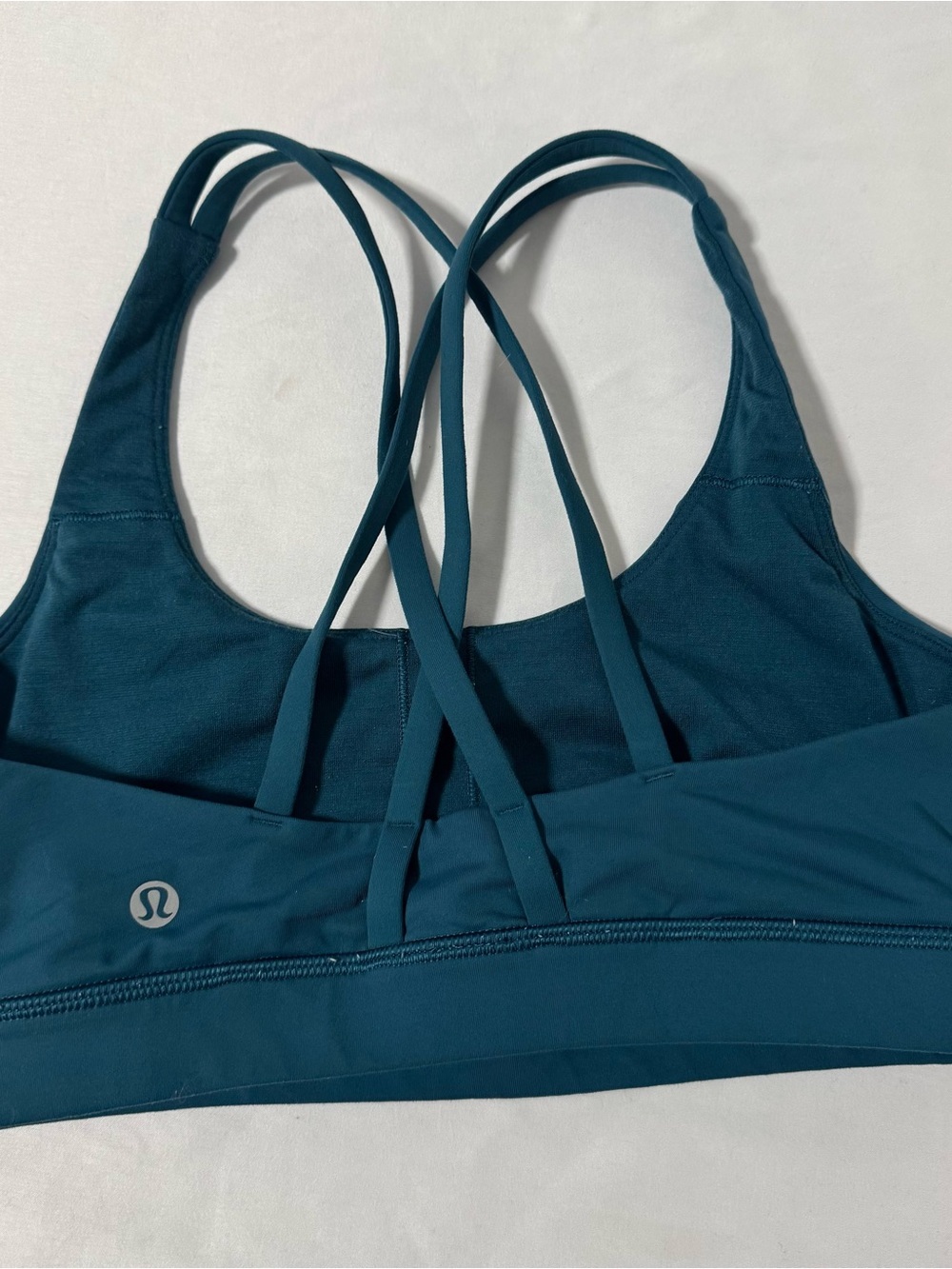 Lululemon Women’s Size 6 Energy Sports Bra in Teal Supportive Activewear EUC - Picture 4 of 6